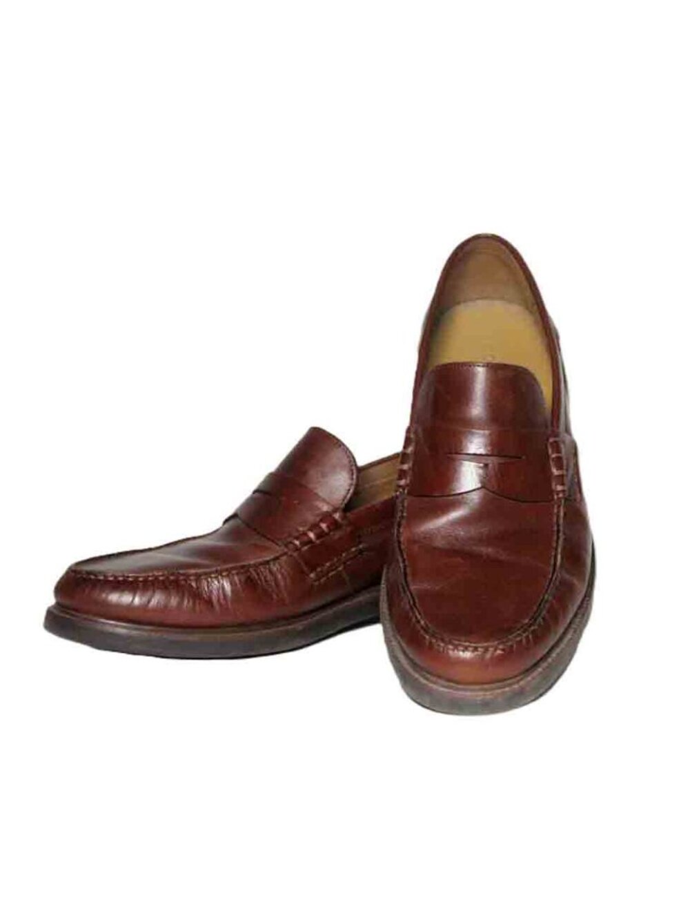 Cole Haan Brown Leather Penny Loafers Shoes Men's Size 10